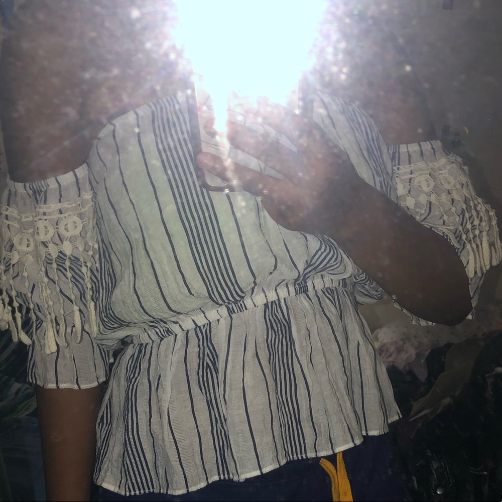 Gc the shoulder striped shirt
